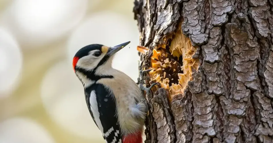 Fakta Burung Pelatuk Mematuk Hingga 20 Kali Per Detik Tanpa Mengalami Pusing