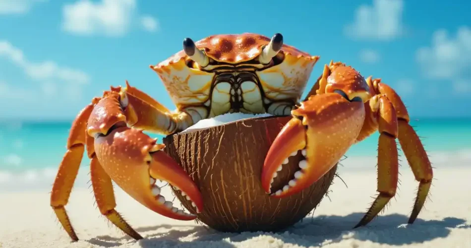 Fakta Unik Kepiting Kelapa Bisa Memecahkan Kelapa Dengan Mudah